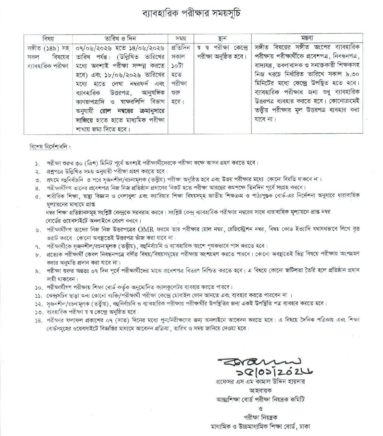 SSC Practical Routine 2026